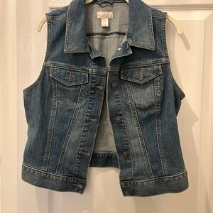 LOFT Blue Jean Jacket